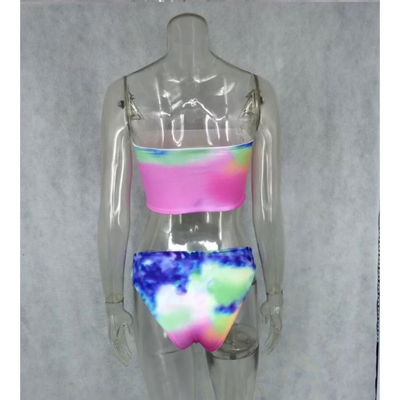 NEW! 4-piece, Tie-dye Bikini - Picture 7 of 8